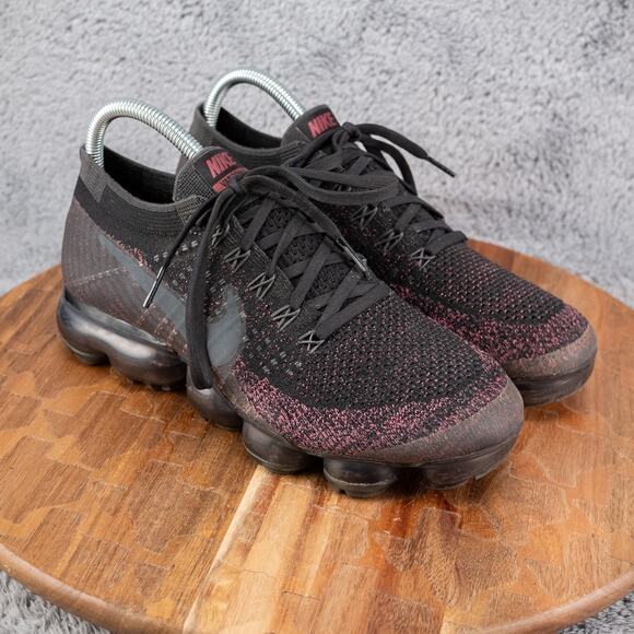 Nike Air Vapormax Flyknit Vintage Wine Black Anthracite Women Sz 8.5 849557-007 - Picture 1 of 8